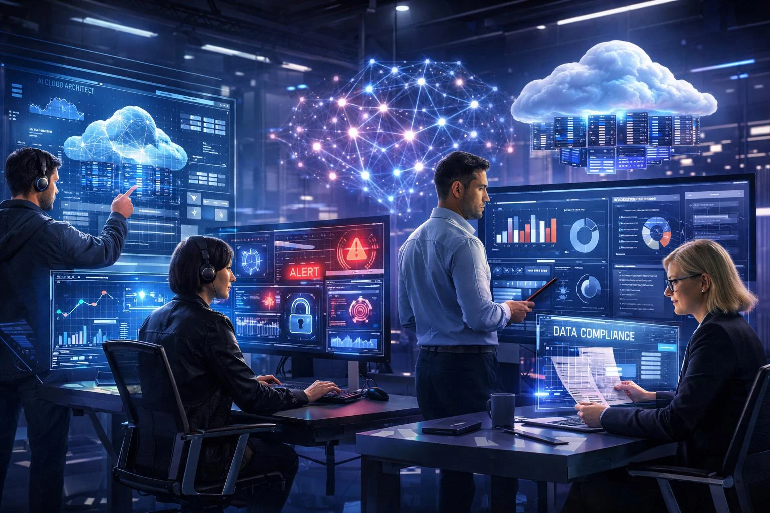 Enterprise team operating secure cloud and AI environments