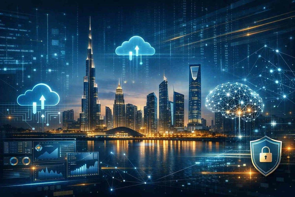 Cloud, AI and cybersecurity solutions in a connected UAE digital environment